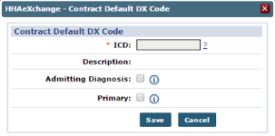 Contract Default Dx Code Window